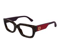 Gucci GG1666O 004 Woman Optical frames Acetate Havana Transparent Cat Eye