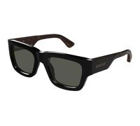Gucci GG1668S 001 Man Sunglasses Acetate Black Grey Squared