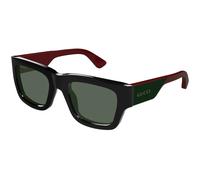 Gucci GG1668S 003 Man Sunglasses Acetate Black Green Squared
