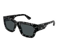 Gucci GG1668S 007 Man Sunglasses Acetate Havana Grey Squared