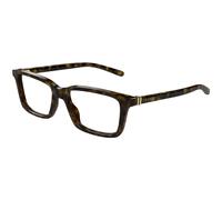 Gucci GG1672O 002 Man Optical frames Acetate Havana Transparent Squared