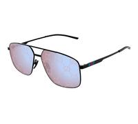 Gucci GG1676S 005 Man Sunglasses Metal Black Violet Pilot