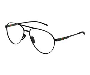 Gucci GG1679O 003 Man Optical frames Metal Black Transparent Pilot