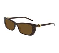 Gucci GG1681S 004 Woman Sunglasses Injected Havana Brown Cat Eye