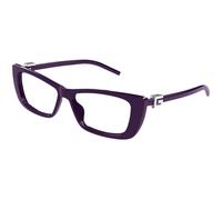 Gucci GG1682O 004 Woman Optical frames Injected Violet Transparent Cat Eye