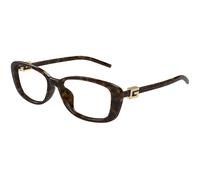 Gucci GG1685OK 004 Woman Optical frames Injected Havana Transparent Squared