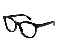 Gucci GG1687O 001 Woman Optical frames Acetate Black Transparent Cat Eye