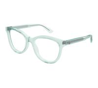 Gucci GG1687O 004 Woman Optical frames Acetate Green Transparent Cat Eye