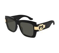 Gucci GG1688S 001 Woman Sunglasses Injected Black Grey Squared