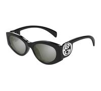 Gucci GG1691S 001 Woman Sunglasses Injected Black Grey Cat Eye