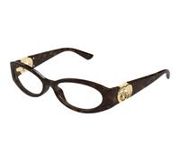 Gucci GG1693O 002 Woman Optical frames Injected Havana Transparent Round