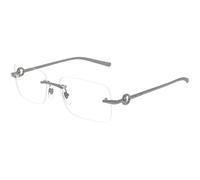 Gucci GG1703O 001 Man Optical frames Metal Ruthenium Squared