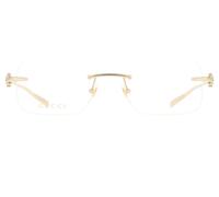 Gucci GG1703O Men's Glasses, Gold, Size 55