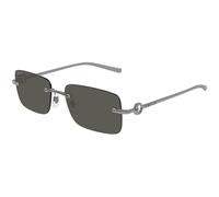 Gucci GG1703S 001 Man Sunglasses Metal Ruthenium Grey Squared