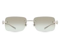 Gucci GG1703S 007 Men's Sunglasses Silver Size 55