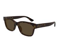 Gucci GG1716S 002 Man Sunglasses Injected Havana Brown Squared