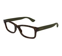 Gucci GG1717O 004 Man Optical frames Injected Havana Transparent Squared