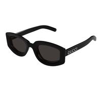 Gucci GG1719S 001 Woman Sunglasses Injected Black Grey Geometric