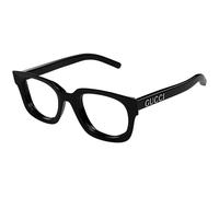 Gucci GG1721O 001 Woman Optical frames Injected Black Transparent Squared