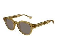 Gucci GG1730S 003 Man Sunglasses Injected Yellow Brown Round