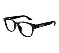 Gucci GG1746OA 001 Unisex Optical frames Acetate Black Transparent Round
