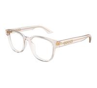 Gucci GG1746OA 002 Unisex Optical frames Acetate Pink Transparent Round