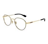 Gucci GG1747OA 001 Man Optical frames Metal Gold Transparent Round