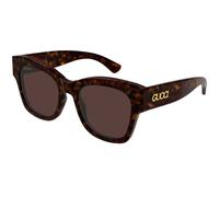 Gucci GG1789S 002 Woman Sunglasses Acetate Havana Brown Butterfly
