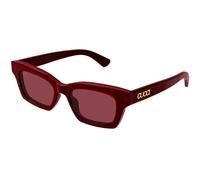 Gucci GG1790S 004 Woman Sunglasses Acetate Red Red Cat Eye