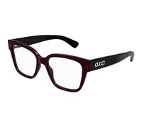 Gucci GG1791O 003 Woman Optical frames Acetate Black Transparent Squared