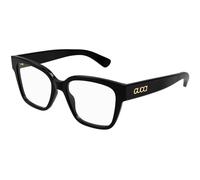 Gucci GG1791O 005 Woman Optical frames Acetate Black Transparent Squared