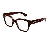 Gucci GG1791O 006 Woman Optical frames Acetate Havana Transparent Squared
