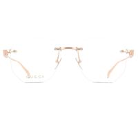 Gucci GG1806O Women's Glasses, Gold, Size 54