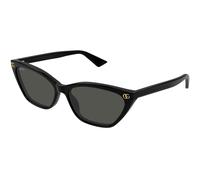 Gucci GG1815S 001 Woman Sunglasses Acetate Black Grey Cat Eye