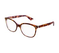Gucci GG1816O 008 Woman Optical frames Acetate Havana Transparent Squared