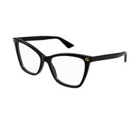 Gucci GG1817O 001 Woman Optical frames Acetate Black Transparent Cat Eye