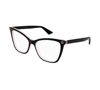 Gucci GG1817O 003 Woman Optical frames Acetate Black Transparent Cat Eye