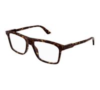 Gucci GG1820O 005 Man Optical frames Acetate Havana Transparent Squared