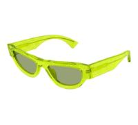 Gucci GG1834S 014 Woman Sunglasses Acetate Green Green Cat Eye
