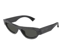 Gucci GG1834S 016 Woman Sunglasses Acetate Grey Grey Cat Eye