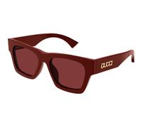 Gucci GG1835S 003 Woman Sunglasses Acetate Bordeaux Red Squared