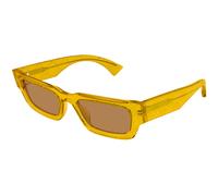 Gucci GG1838S 009 Man Sunglasses Acetate Orange Brown Squared