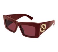 Gucci GG1842S 005 Woman Sunglasses Acetate Bordeaux Red Butterfly