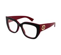 Gucci GG1846O 003 Woman Optical frames Acetate Black Transparent Butterfly