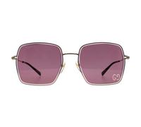 Gucci Woman GG1848S 005 Sunglasses Injected Pink Violet Squared