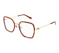 Gucci GG1850O 002 Woman Optical frames Injected Havana Transparent Squared