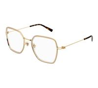 Gucci GG1850O 003 Woman Optical frames Injected Yellow Transparent Squared
