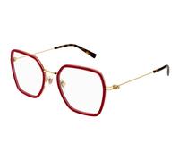 Gucci GG1850O 004 Woman Optical frames Injected Bordeaux Transparent Squared