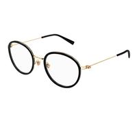 Gucci GG1851O 001 Woman Optical frames Injected Black Transparent Round
