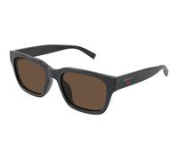 Gucci GG1857S 003 Man Sunglasses Injected Grey Brown Squared